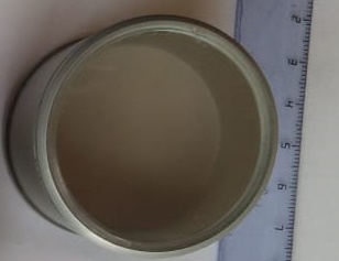 кристалл NaI(Tl) вид со стороны фотокатода